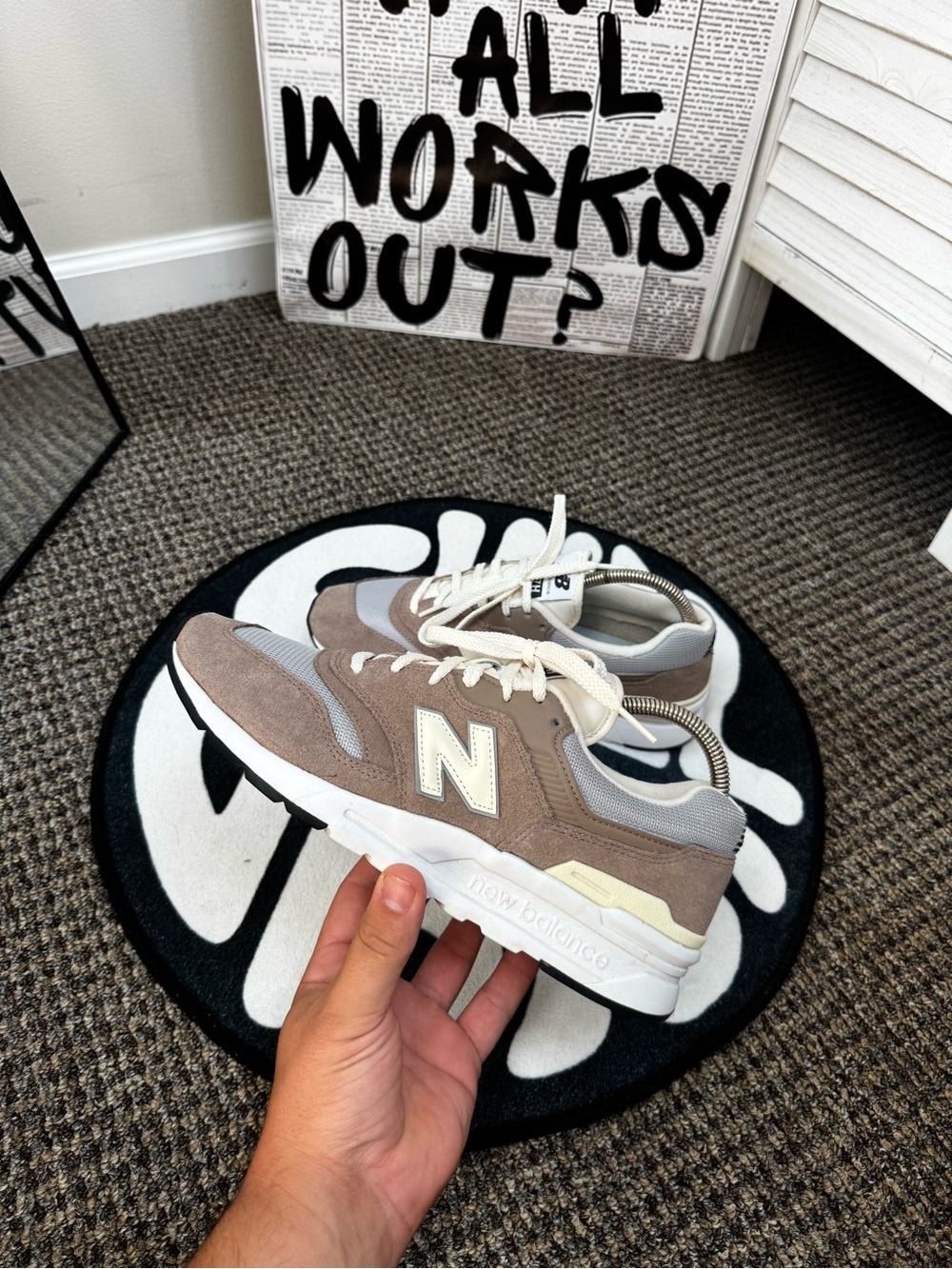 New Balance 997H CM997HVD Brown Grey Men’s US 9 EU 42.5